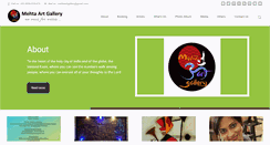 Desktop Screenshot of mehtaartgallery.org